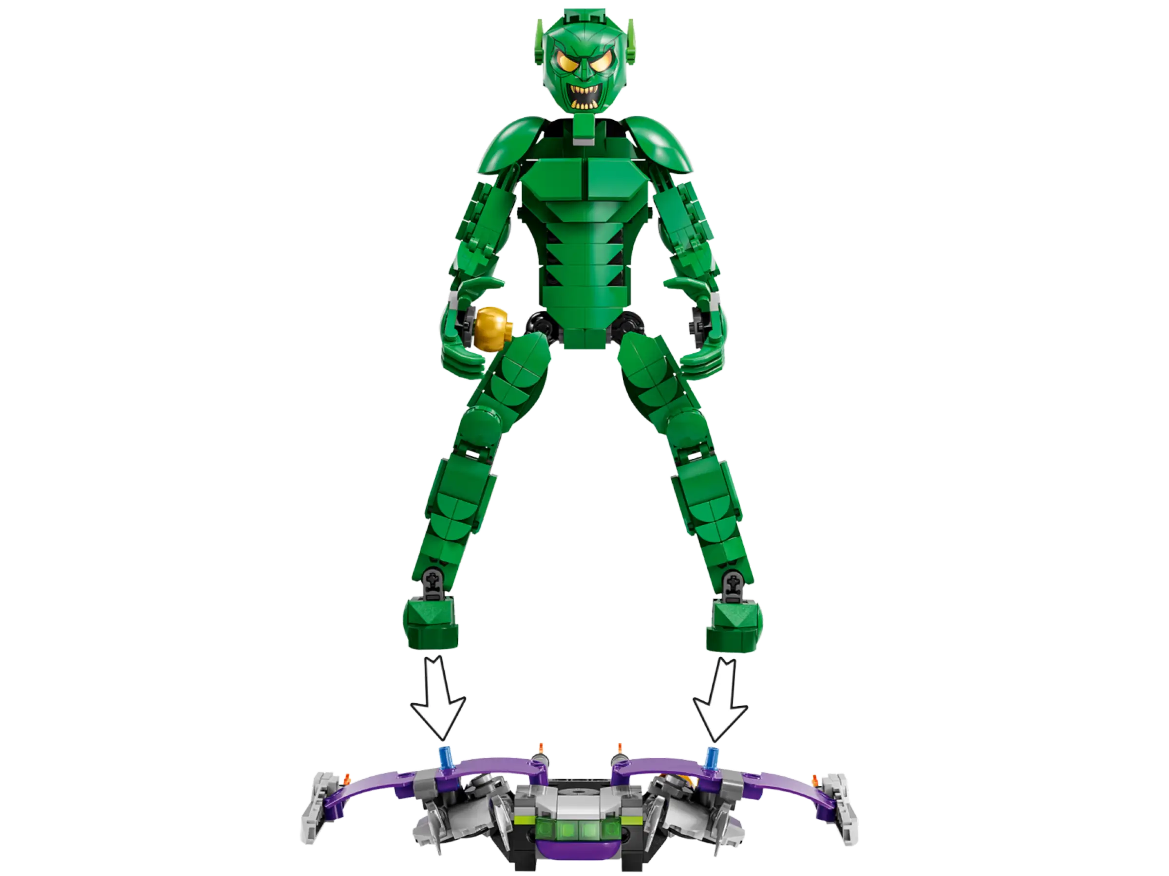LEGO Marvel 76284 Rakennettava Vihreä Menninkäinen ‑hahmo - Image 5