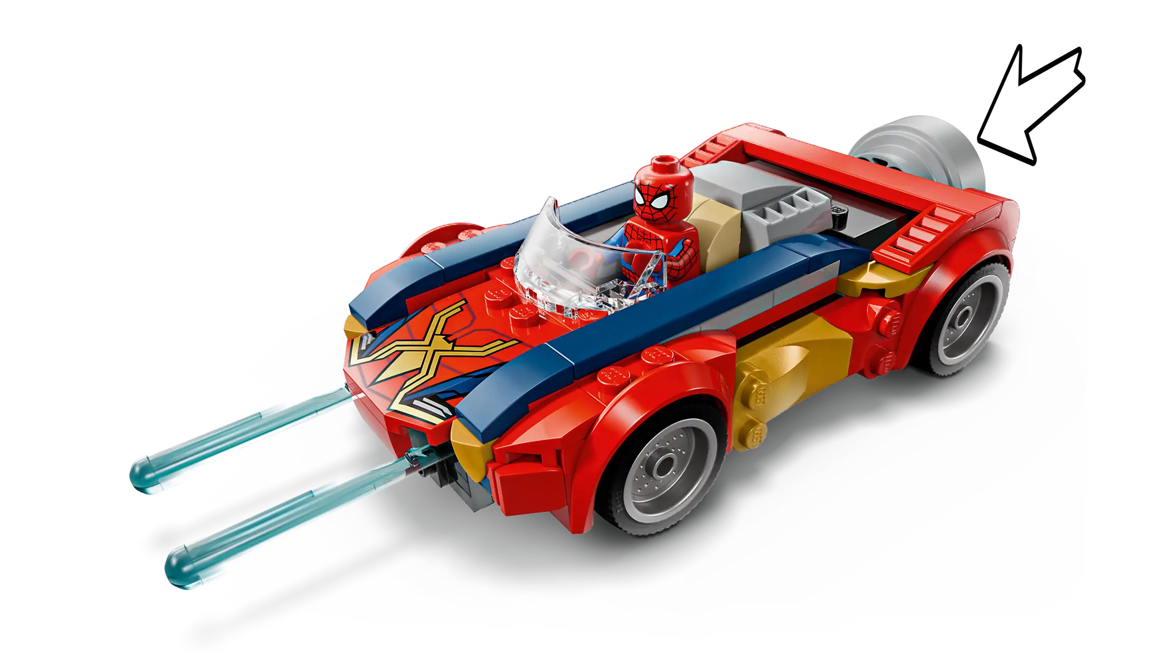 LEGO Marvel 76336 Spider-Manin Auto vastaan Venomiksi Muuttunut Wolverine - Image 5