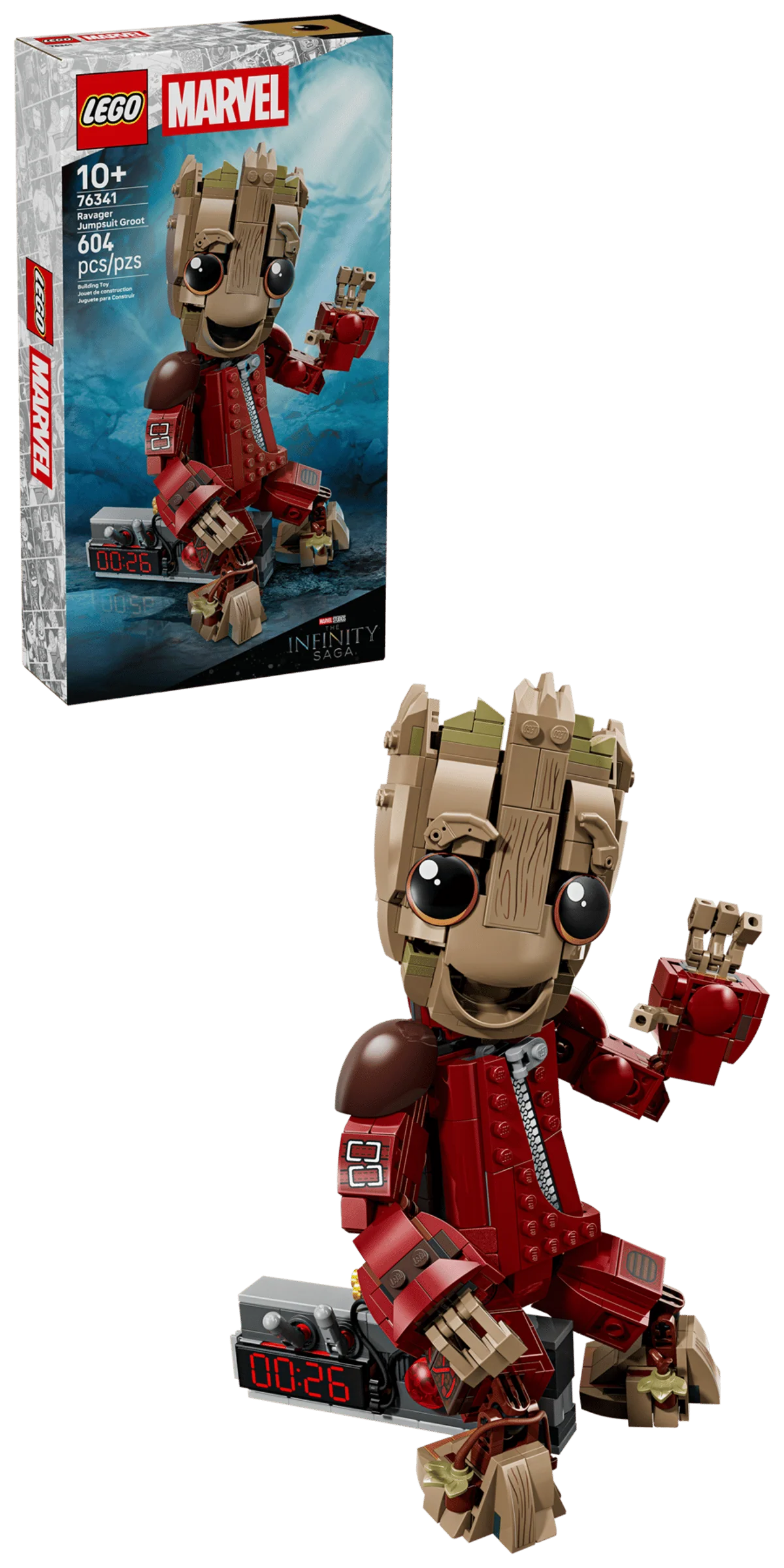 LEGO Marvel 76341 Groot Ravager-asussa
