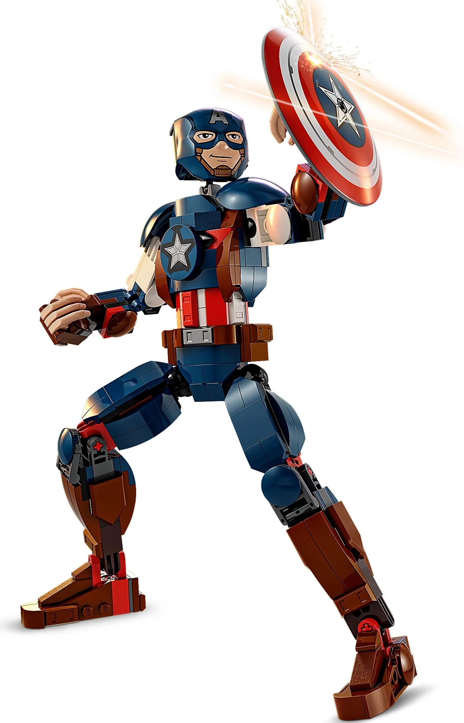 LEGO Marvel Studios 76258 Rakennettava Captain America Hahmo - Image 4