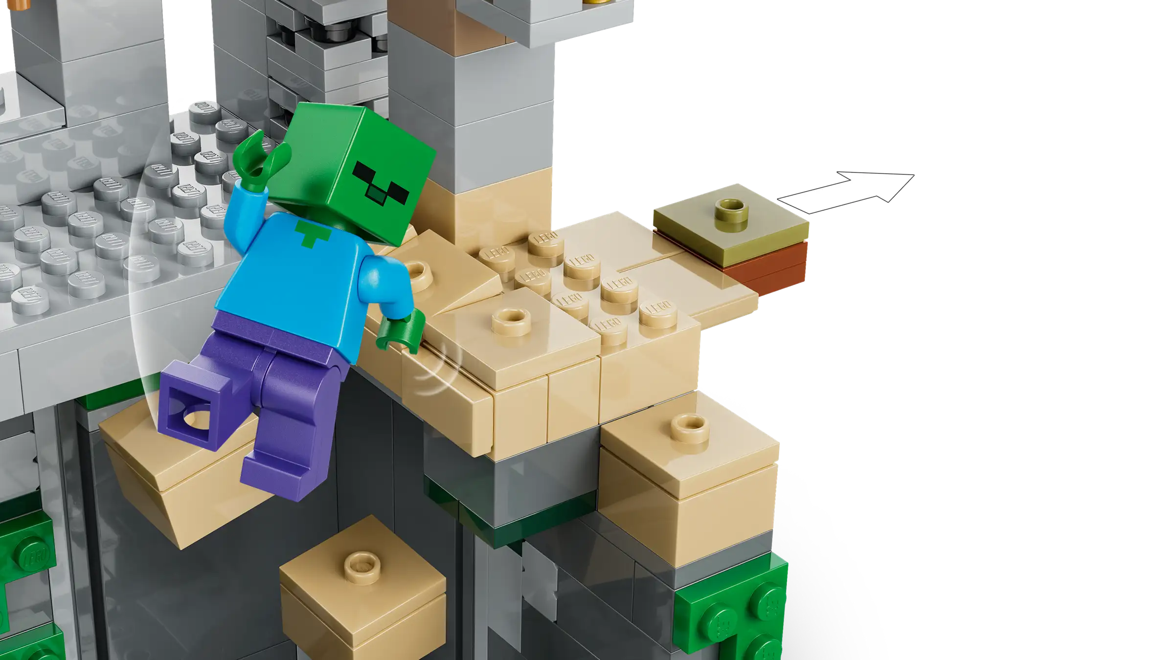 LEGO Minecraft 21587 Zombityrmä - Image 4
