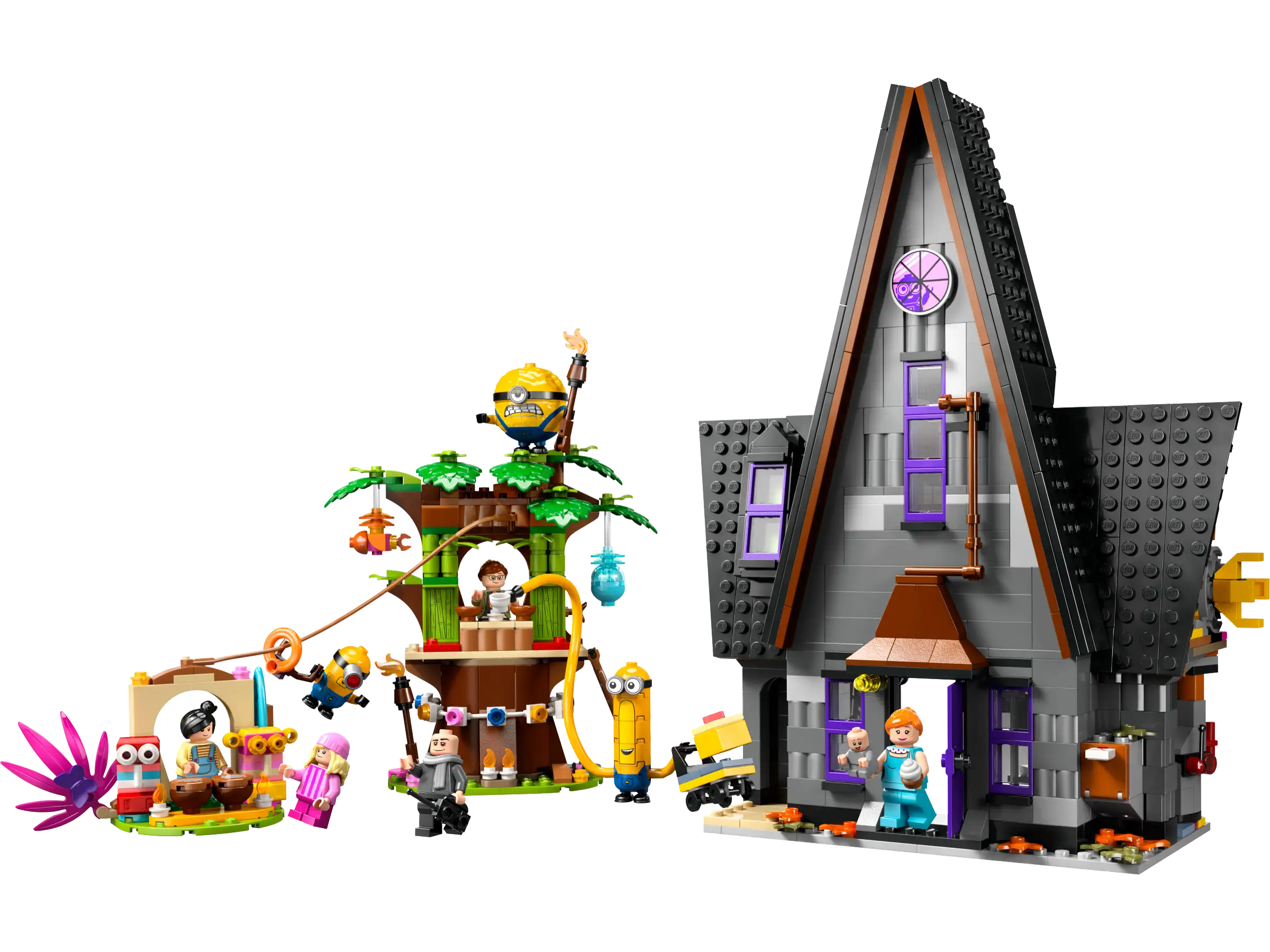 LEGO Minions 75583 Kätyrien ja Grun Kotitalo - Image 3