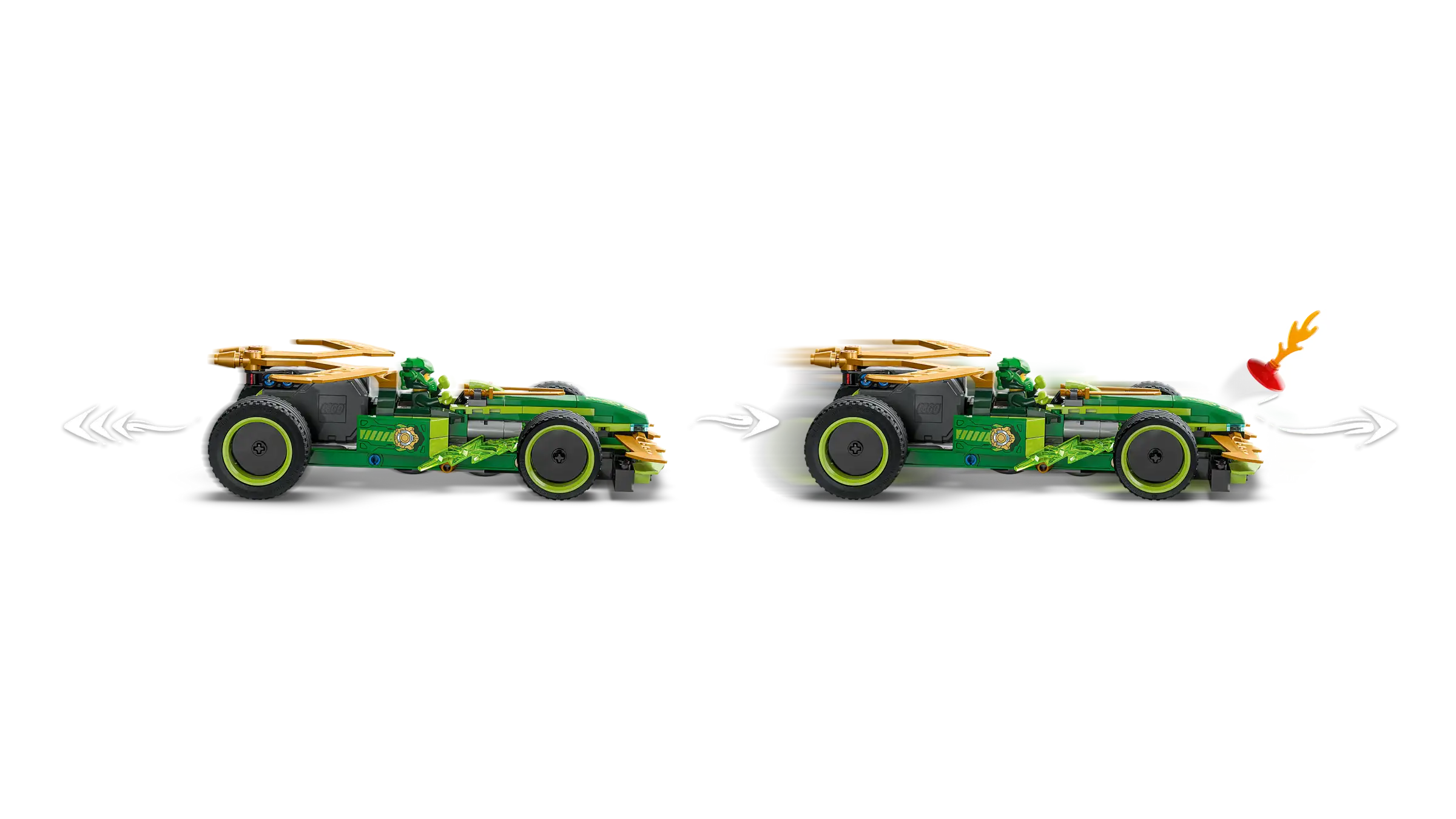 LEGO Ninjago 71828 Lloydin Vetomoottorikilpa-auto - Image 4