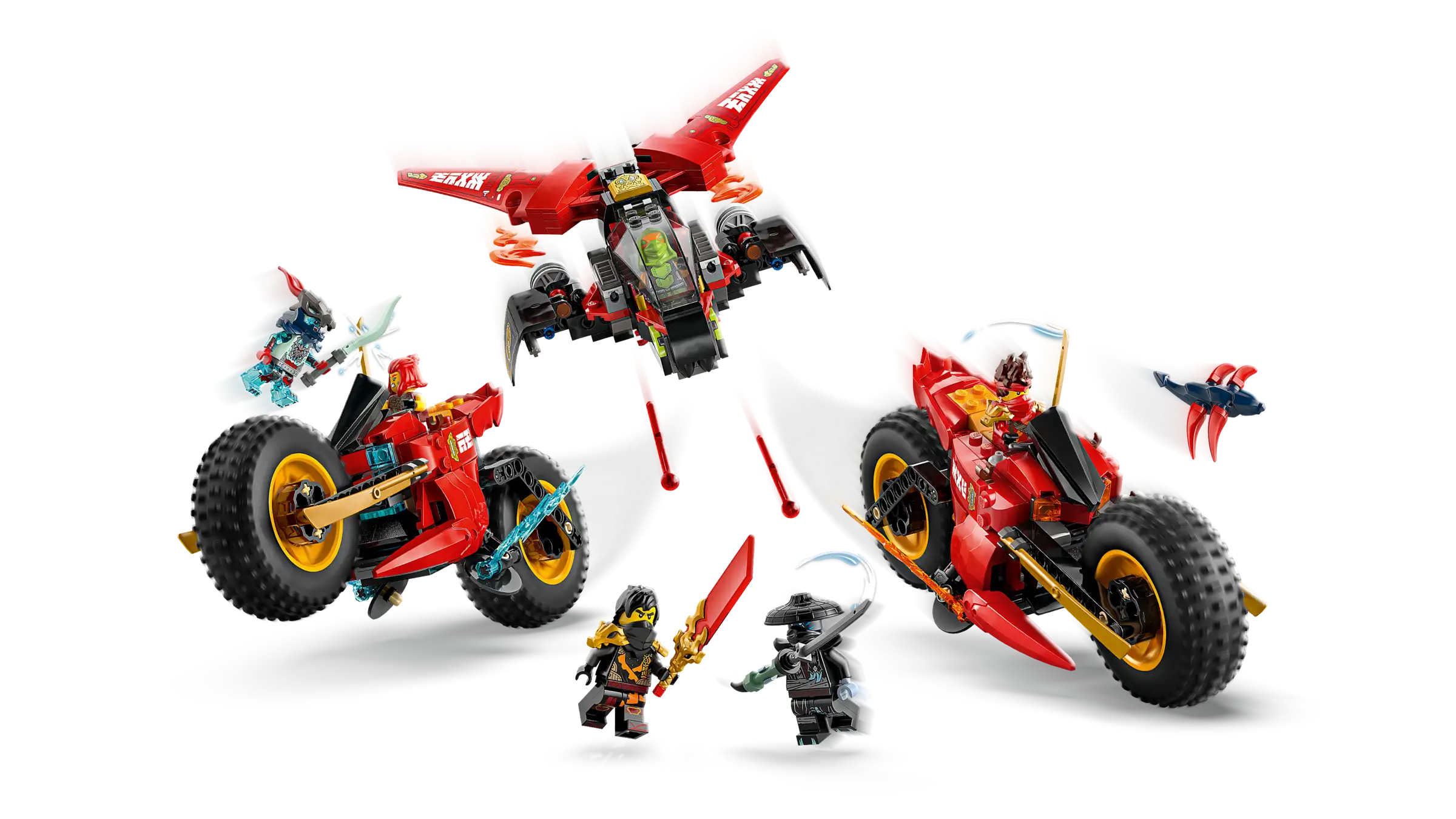 LEGO Ninjago 71844 Ninjojen Taisteluajoneuvo - Image 3