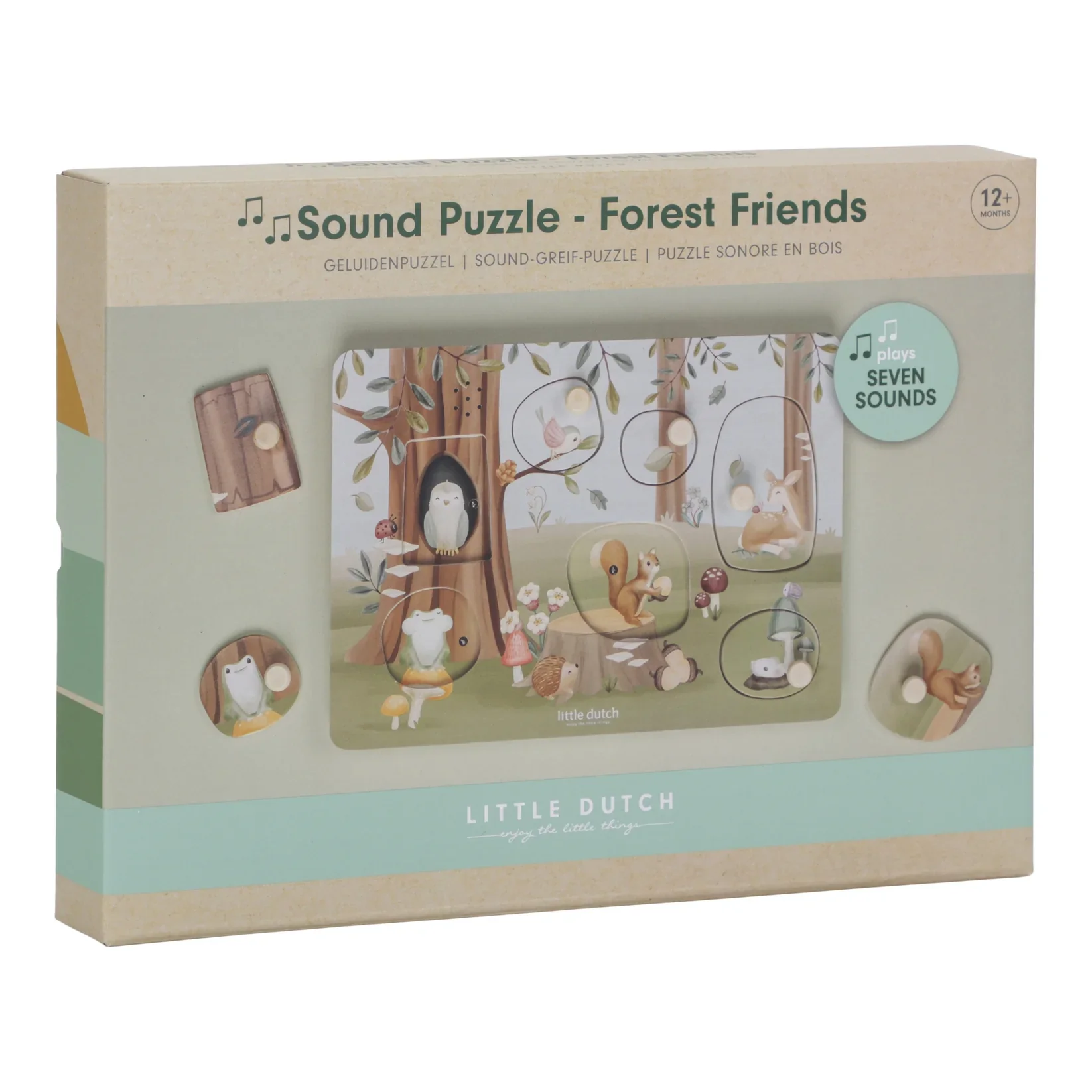 Little Dutch Nuppipalapeli Forest Friends Äänipalapeli