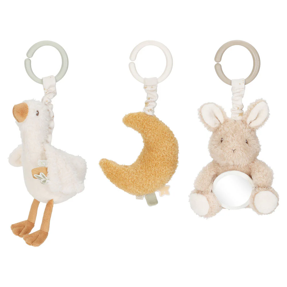 Little Dutch Newborn Naturals Vaunulelu/Pehmoriipukset 3kpl