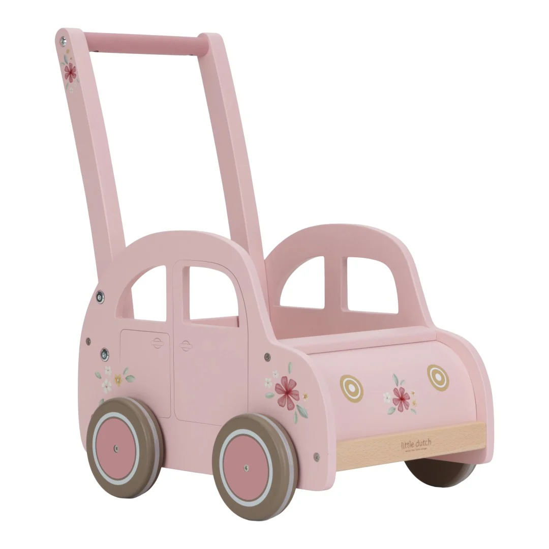 Little Dutch Pink Walker Wagon Kävelykärry/Taaperokärry