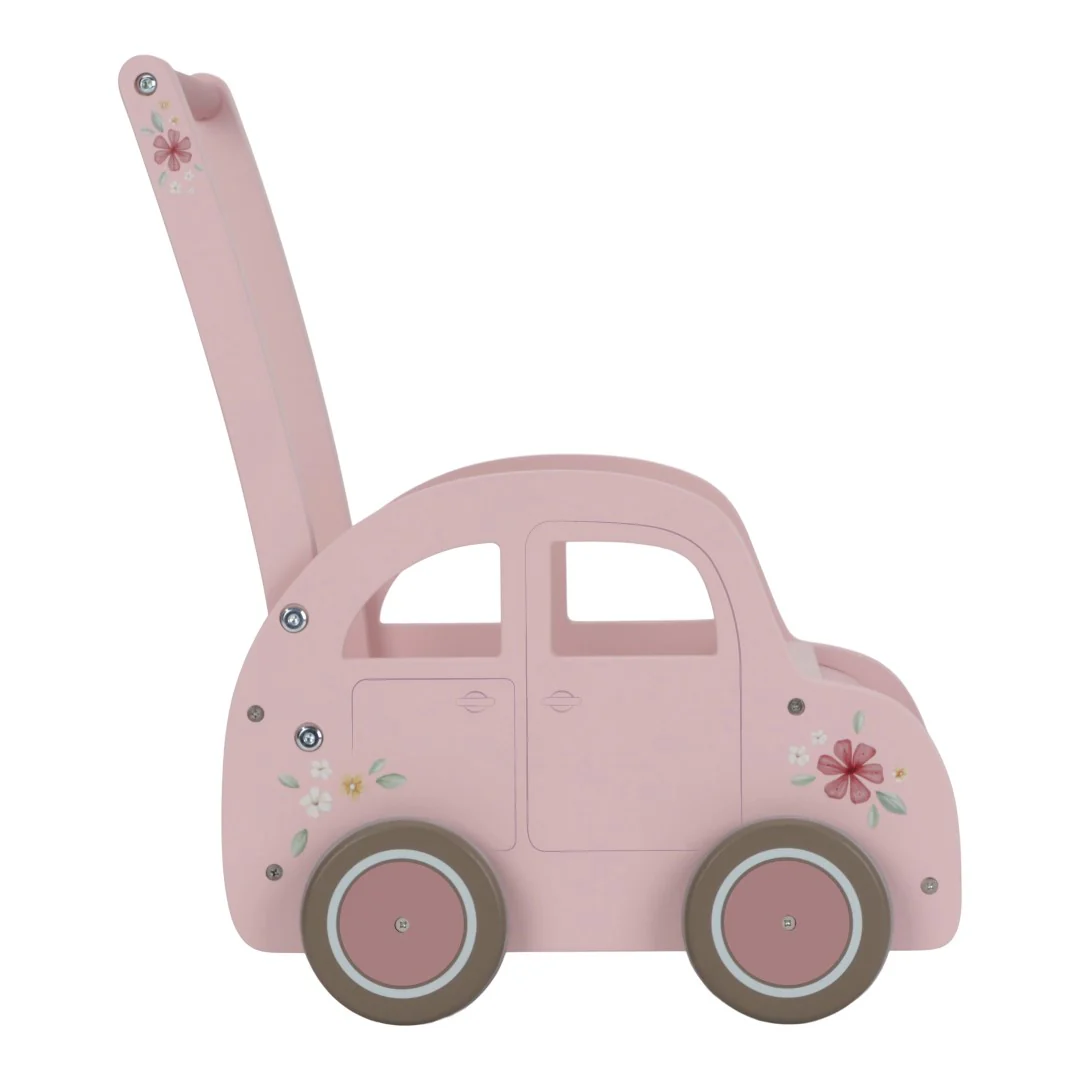 Little Dutch Pink Walker Wagon Kävelykärry/Taaperokärry - Image 4