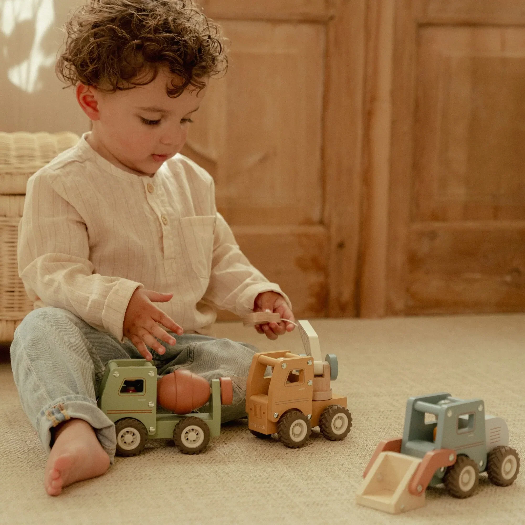 Little Dutch Puinen Sementtiauto - Image 3