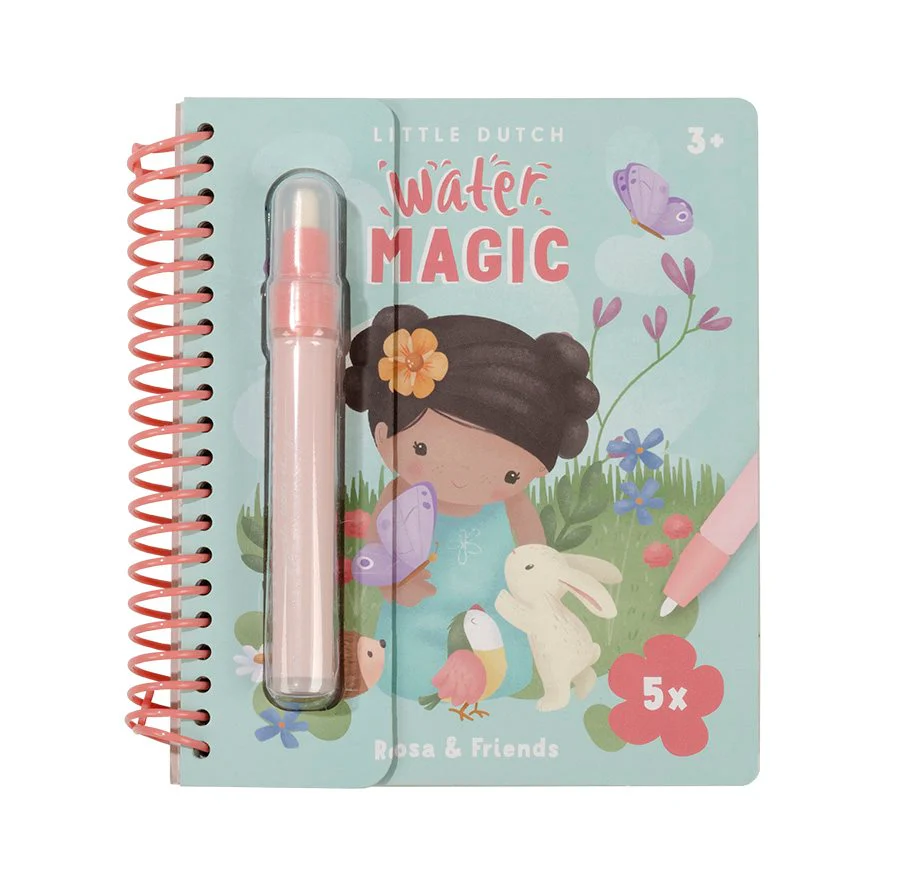 Little Dutch Water Magic Book Vesiväritys Rosa & Friends