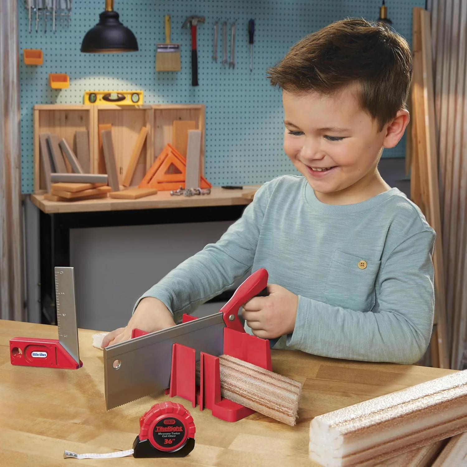 Little Tikes Työkalut Creative Construction Mittaus ja Sahaussetti - Image 2