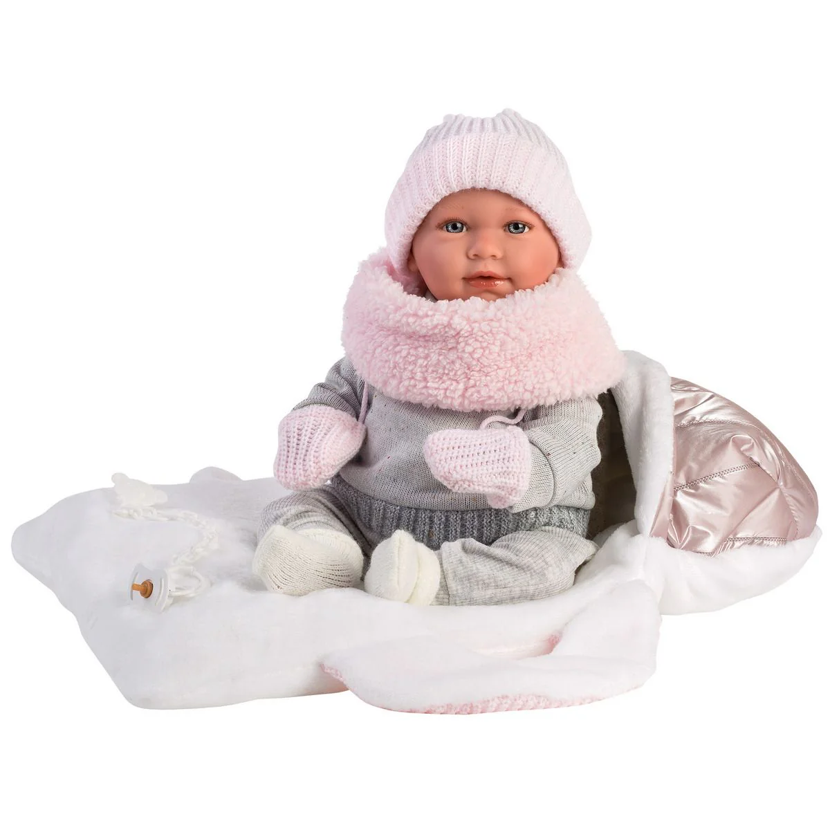 Llorens Mimi Pehmeävartaloinen Nukke 42cm - Image 4