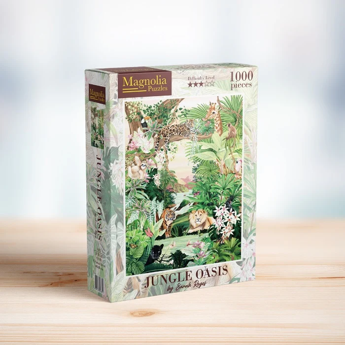 Magnolia Puzzles 1000 Palan Palapeli Jungle Oasis