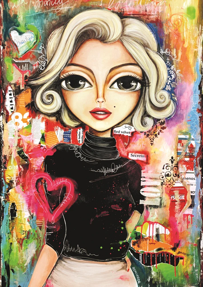 Magnolia Puzzles 1000 Palan Palapeli Marilyn - Image 2