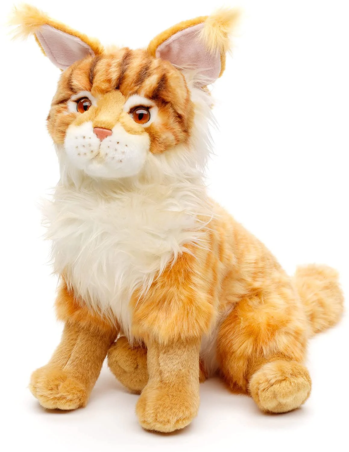 Maine Coon Kissa Pehmolelu 28cm Oranssi