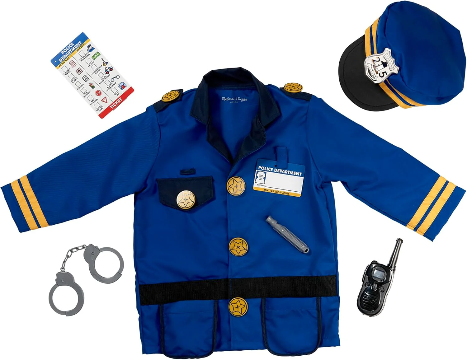 Melissa & Doug Lasten Poliisin Asu Tarvikkeineen