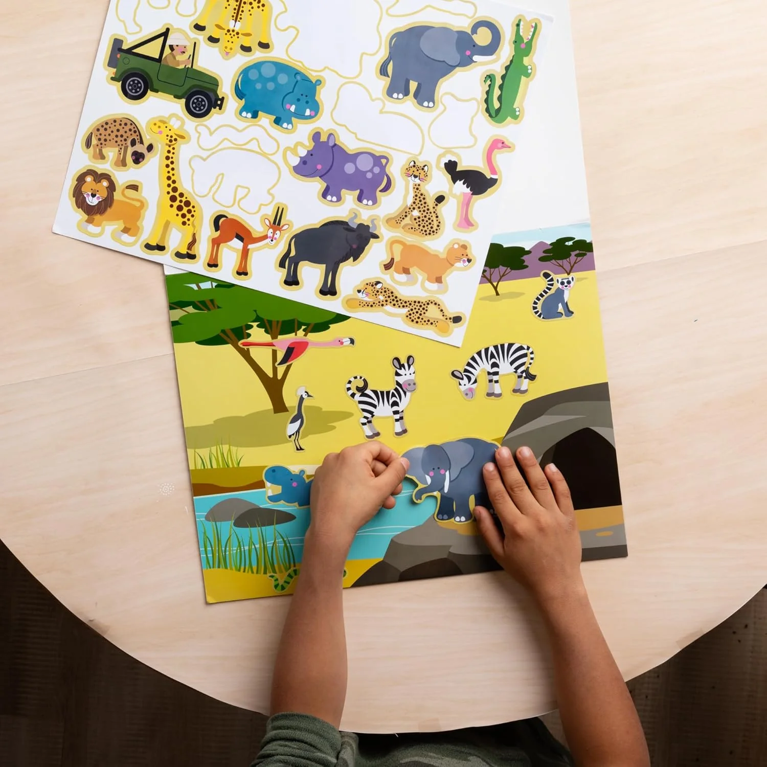 Melissa & Doug Elinympäristöt Tarrasetti/Tarratarina - Image 2