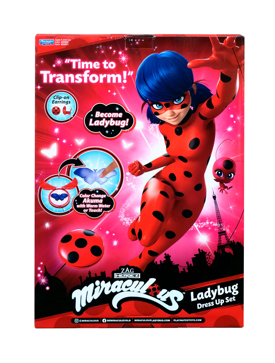 Miraculous Muotinukke Ladybug Naamiais Asustesetti - Image 3