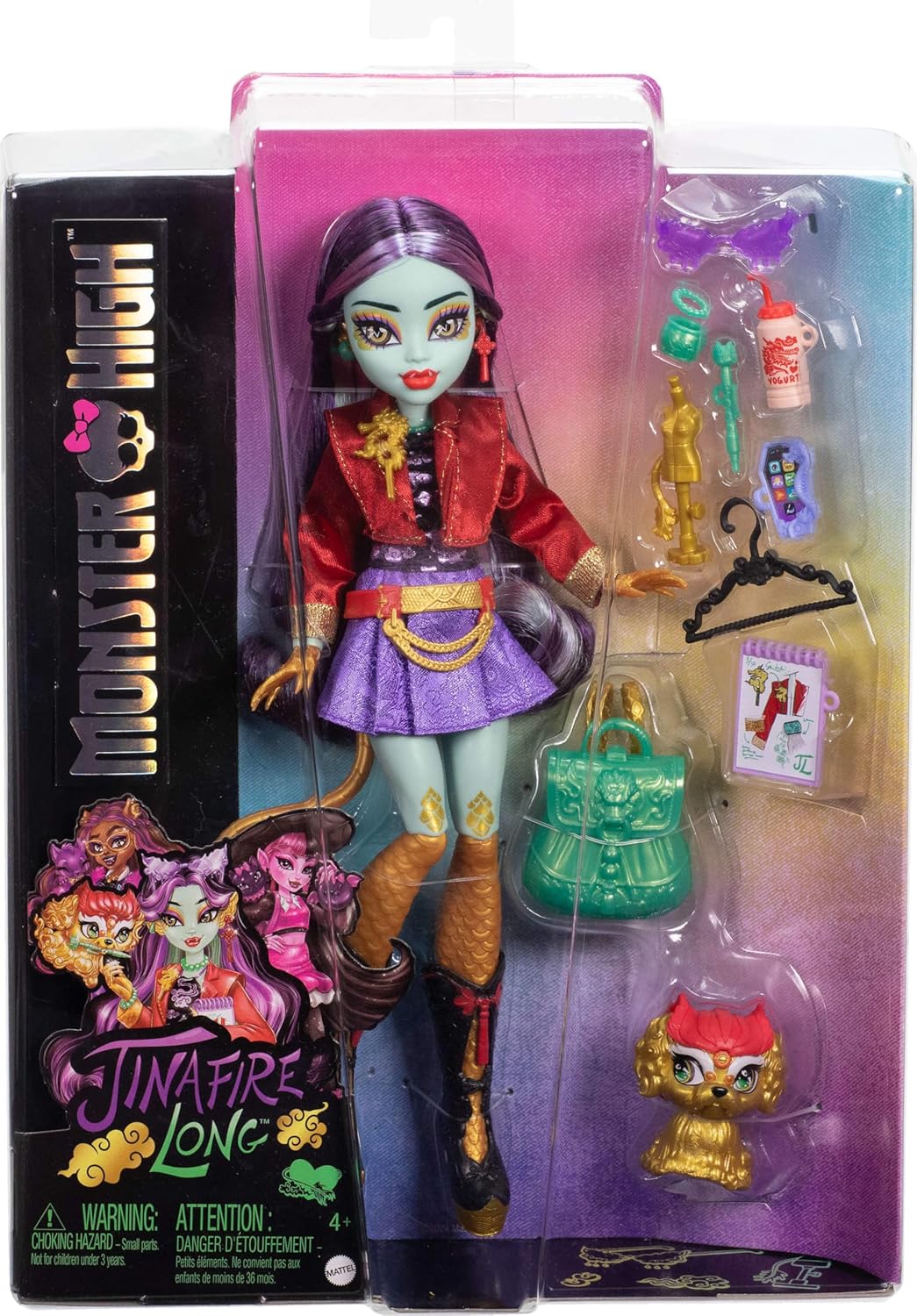 Monster High Jinafire Long ja Tarvikkeita - Image 5
