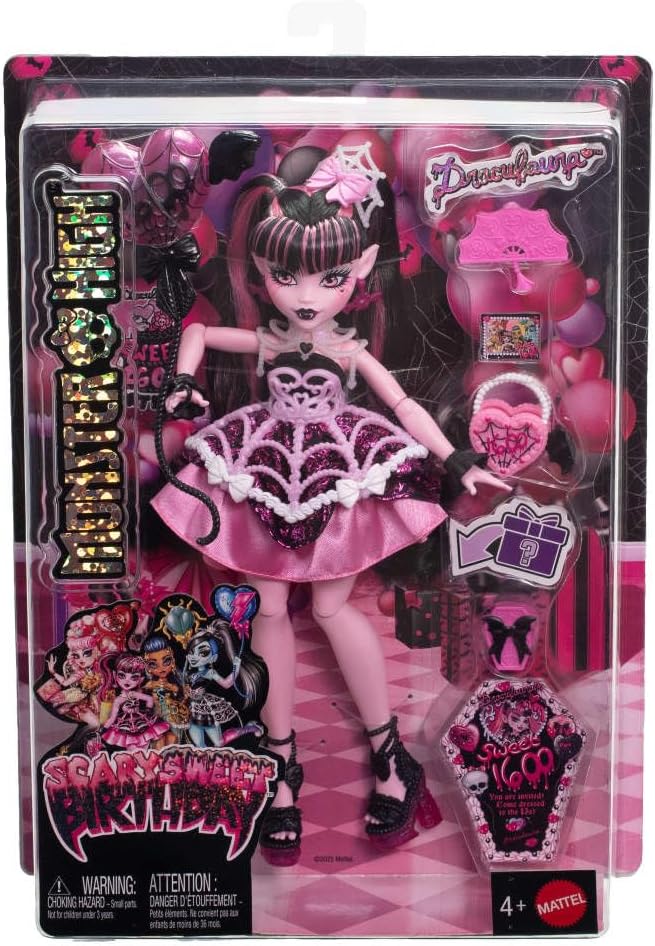 Monster High Scary Sweet Birthday Draculaura Nukke - Image 5