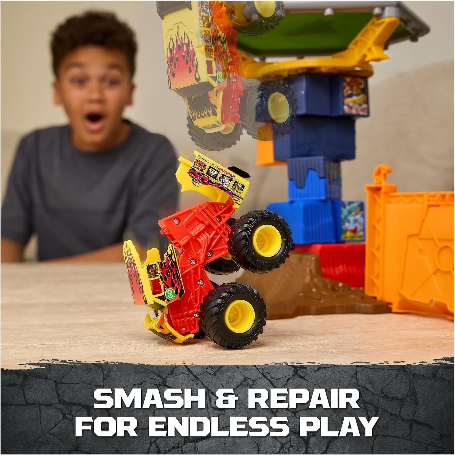 Monster Jam Smash & Bash Crash Course Autorata - Image 6