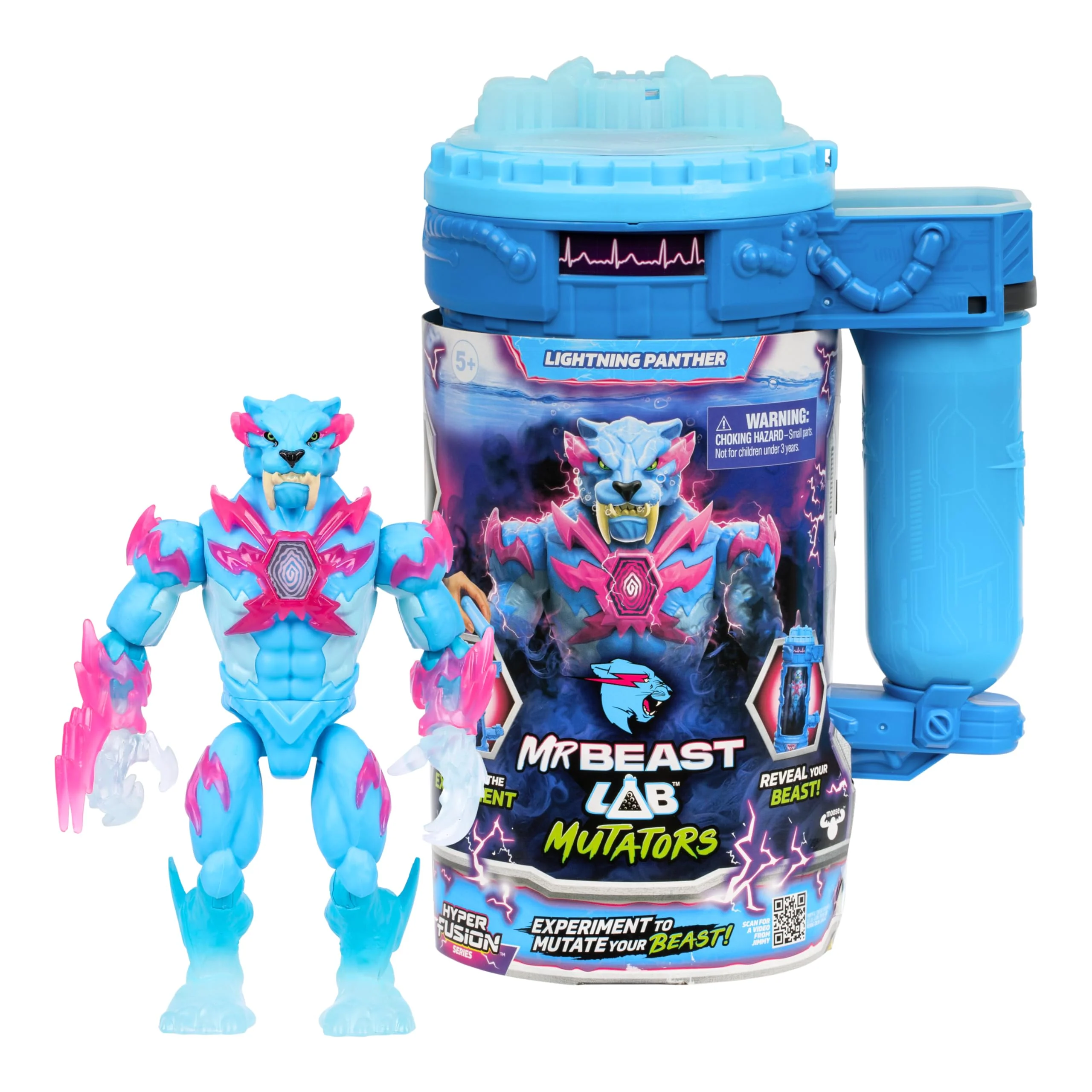 MrBeast Lab Mutator -Toimintahahmo Lightning Panther