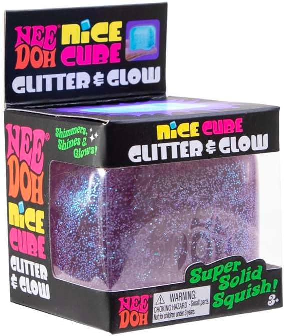 NEEDOH Nice Cube Glitter & Glow Puristeltava Kuutio - Image 3