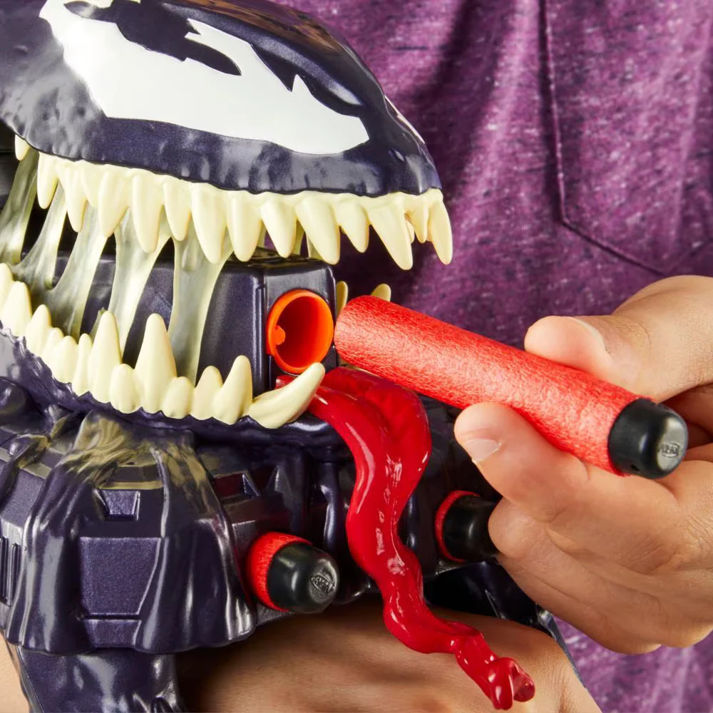 Nerf Blaster Spiderman Venom Versus Vaahtoammusase - Image 3