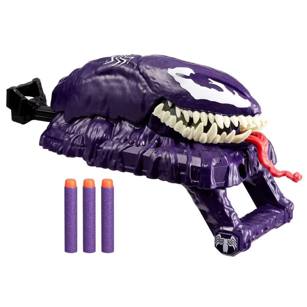Nerf Blaster Spiderman Venom Versus Vaahtoammusase - Image 6