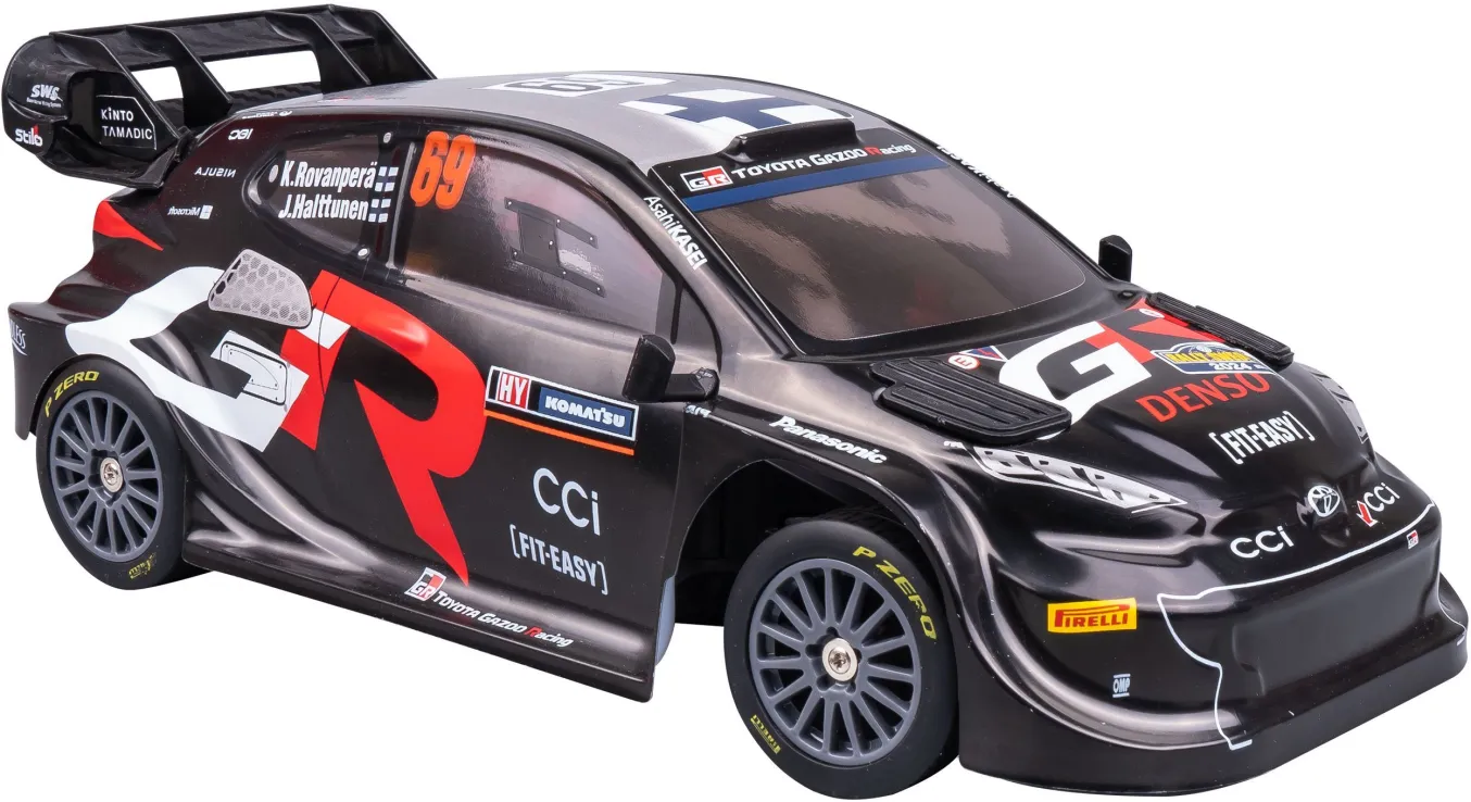 Nikko Radio-Ohjattava Toyota Gazoo Sweden 2024 Kalle Rovanperän Auto Lisärenkailla - Image 3