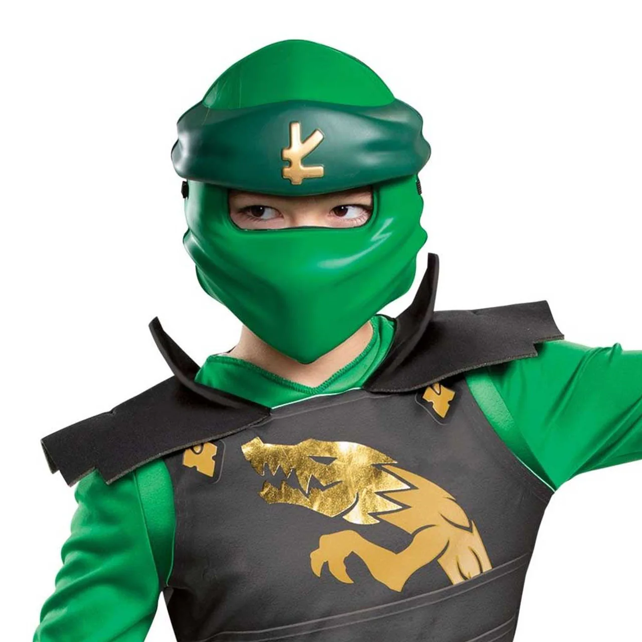 Ninjago Lloyd Vihreä Puku ja Naamari S (4-6v/109-126cm) - Image 2