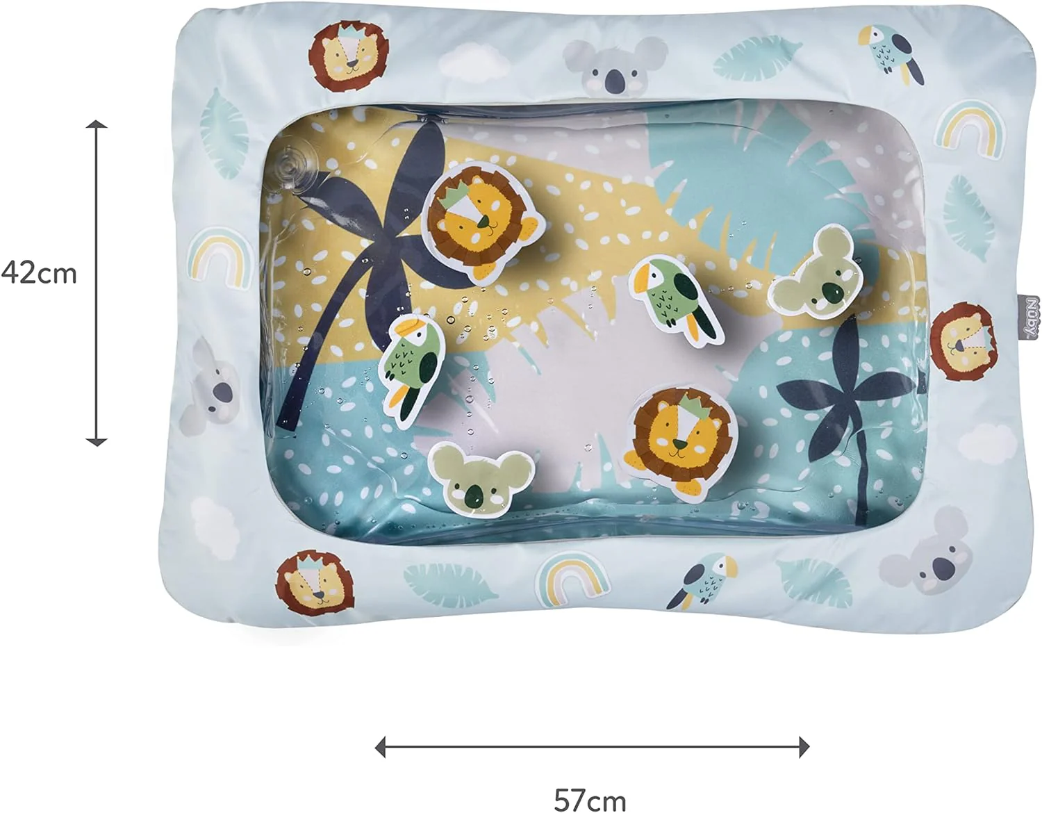 Nuby Sensory Mat Vesimatto Villieläimet - Image 3