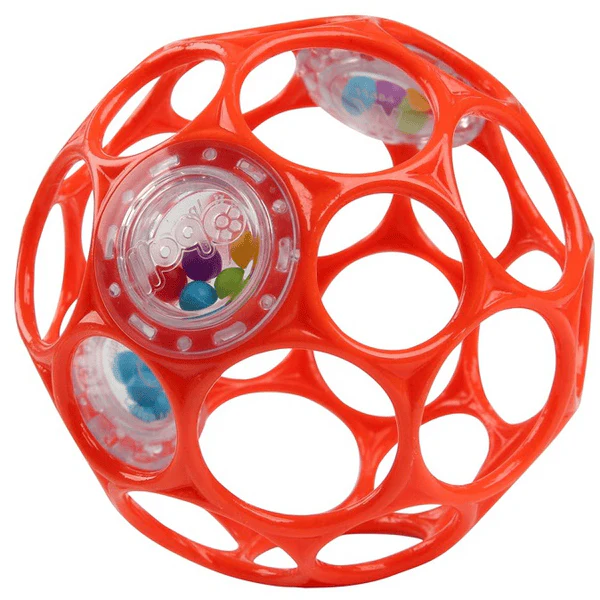 Oball Classic Reikäpallo Oranssi Helistimellä - Image 3
