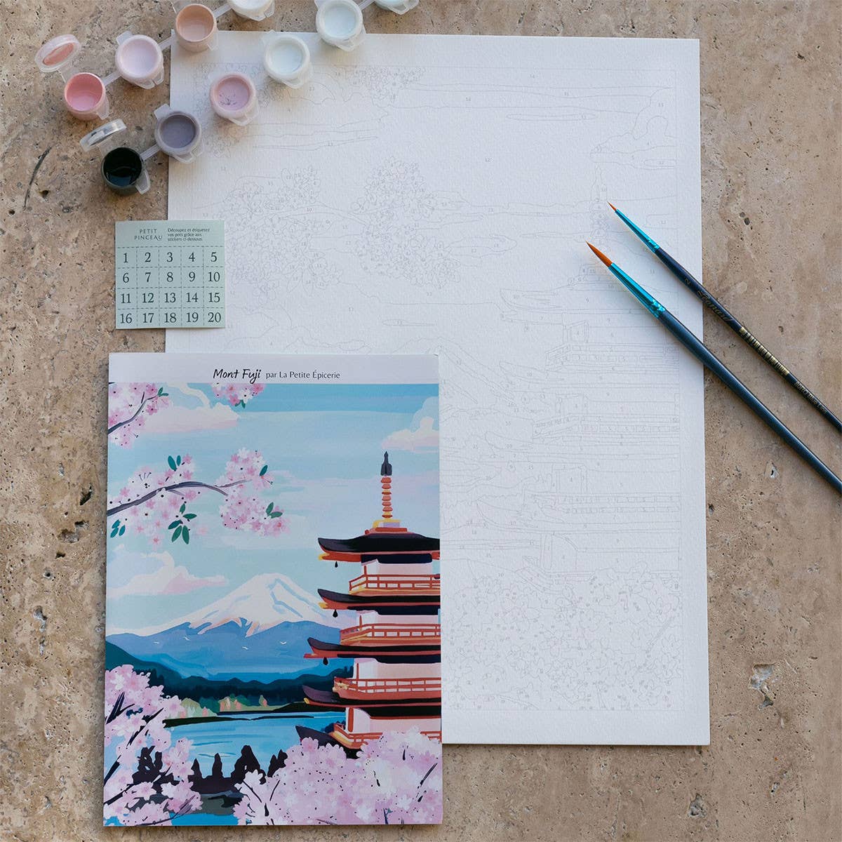 La Petite Épicerie Paint By Numbers/Numeromaalaus Mount Fuji - Image 4