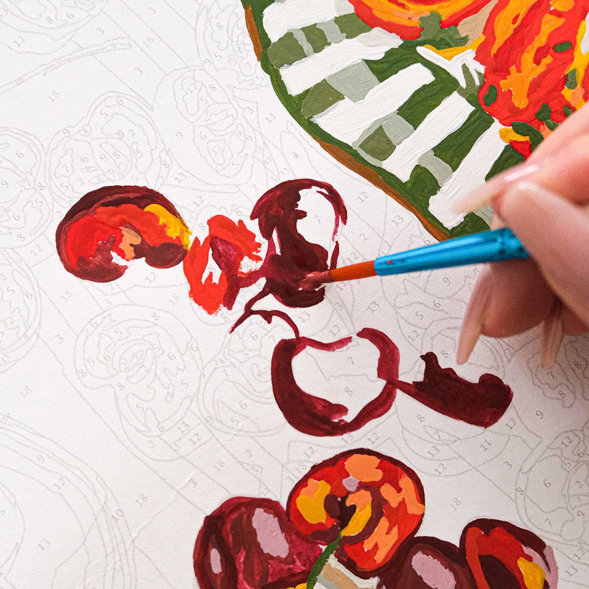 Paint by Numbers Kit - Singapore by Hoglet & Co - Image 2