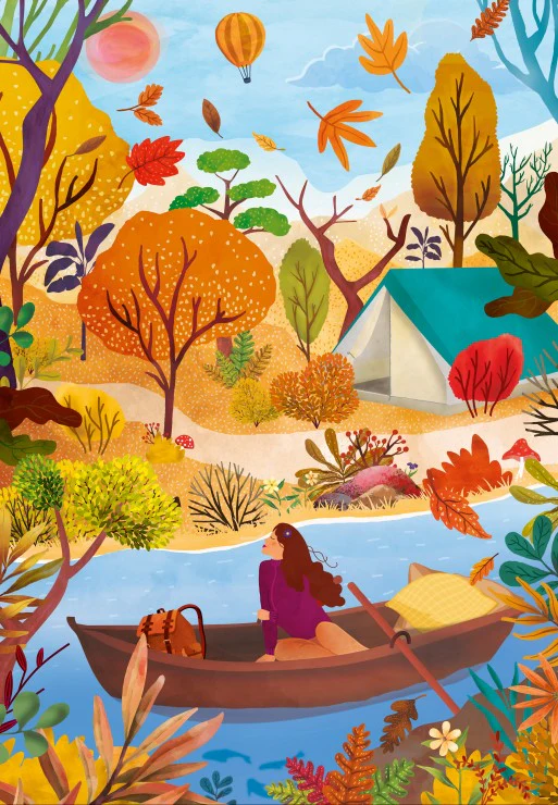 Pieces and Peace 1000 Palan Palapeli Autumn Colors - Image 2