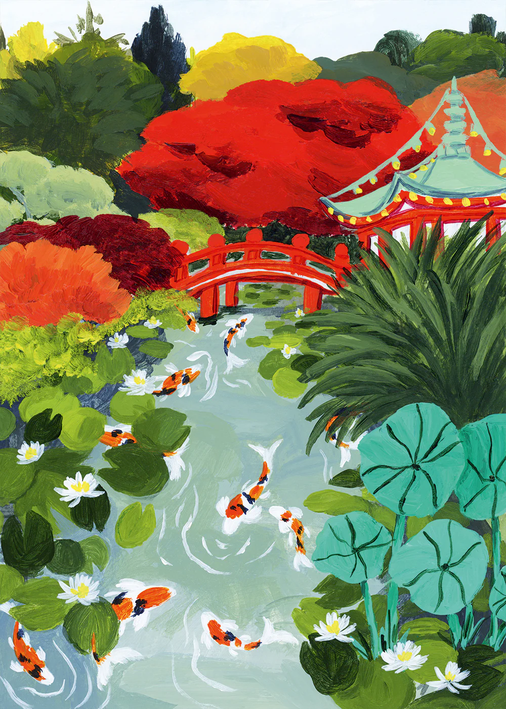 Pieces and Peace 1500 Palan Palapeli Japanese Garden - Image 3