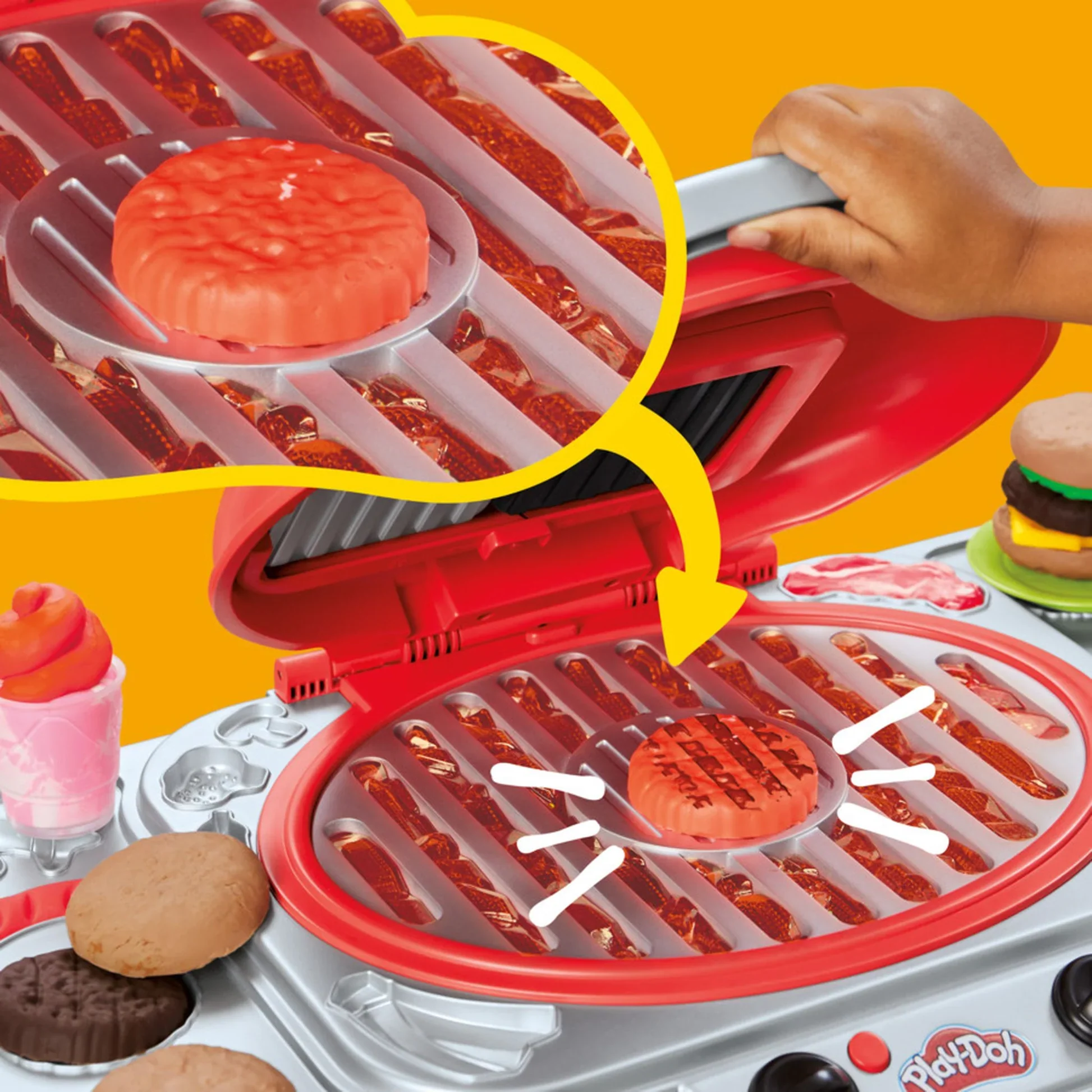 Play-Doh Muovailuvaha Grilli Leikkisetti - Image 4