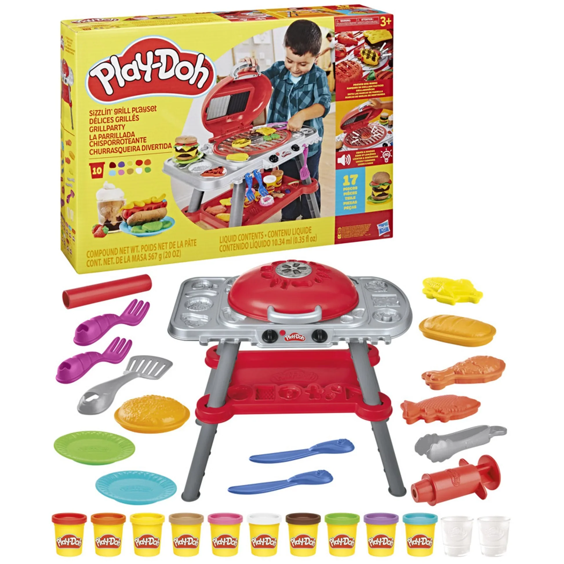 Play-Doh Muovailuvaha Grilli Leikkisetti - Image 9