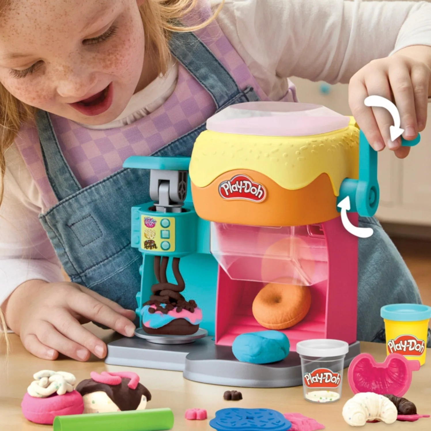 Play-Doh Muovailuvaha Leikkisetti Donitsileipomo - Image 4
