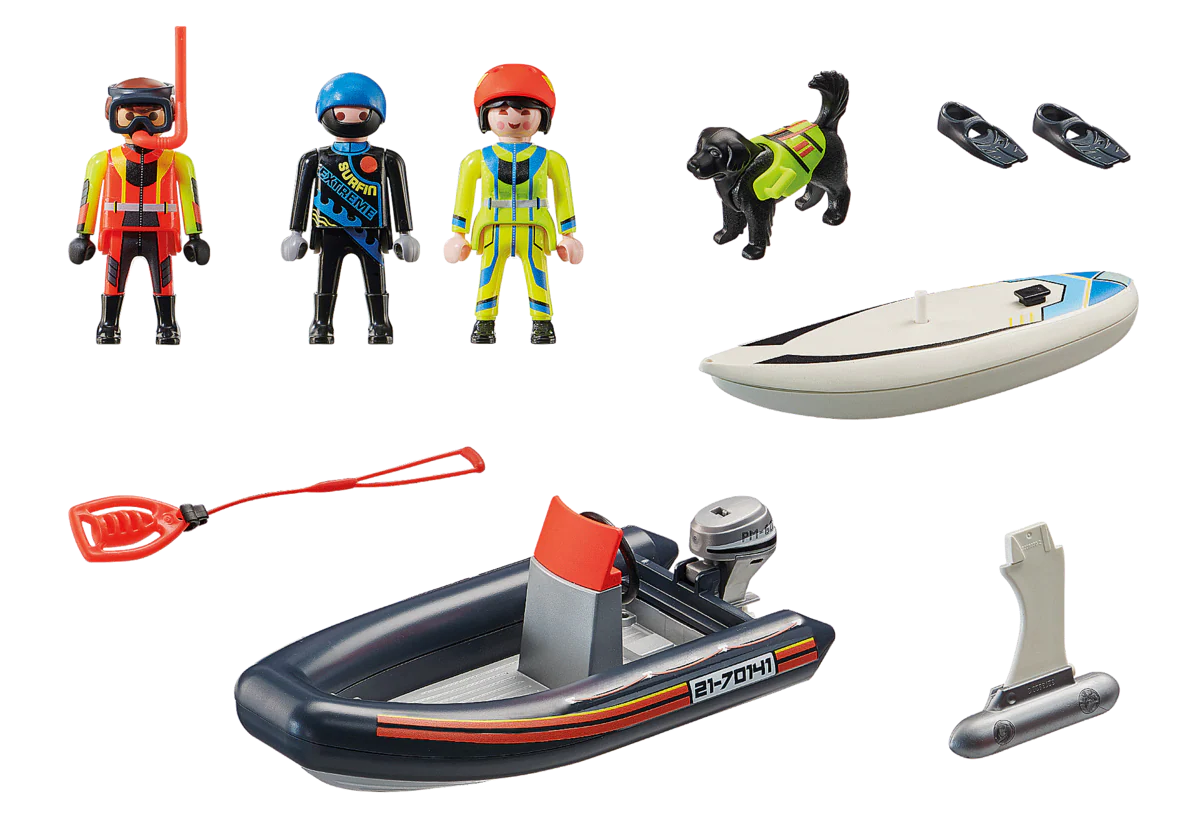 Playmobil 70141 Merihätä: Napaseudun purjehtijoiden pelastus kumiveneellä - Image 3
