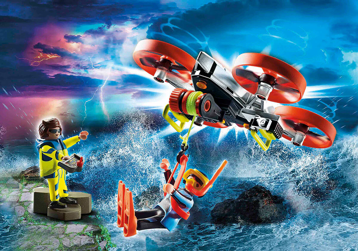 Playmobil 70143 Merihätä: Sukeltajan pelastus lennokilla - Image 3