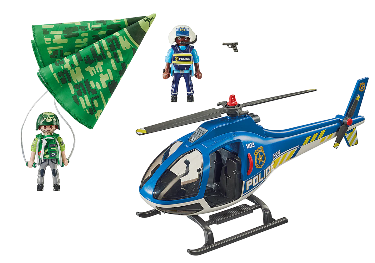 Playmobil 70569 Poliisihelikopteri: Laskuvarjon takaa-ajo - Image 2