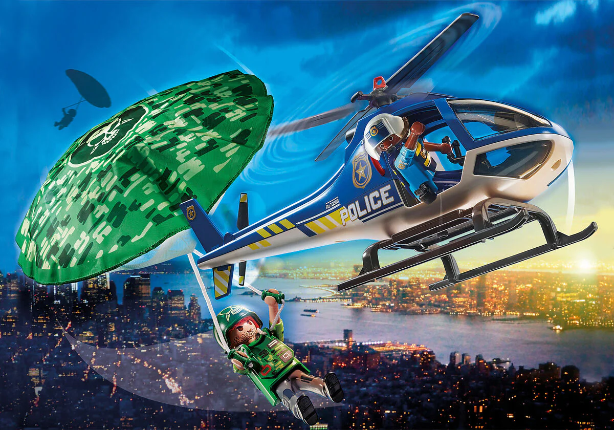 Playmobil 70569 Poliisihelikopteri: Laskuvarjon takaa-ajo - Image 3