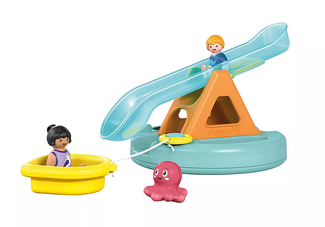 Playmobil 71687 Junior Aqua Uimasaari Vesiliukumäellä - Image 2