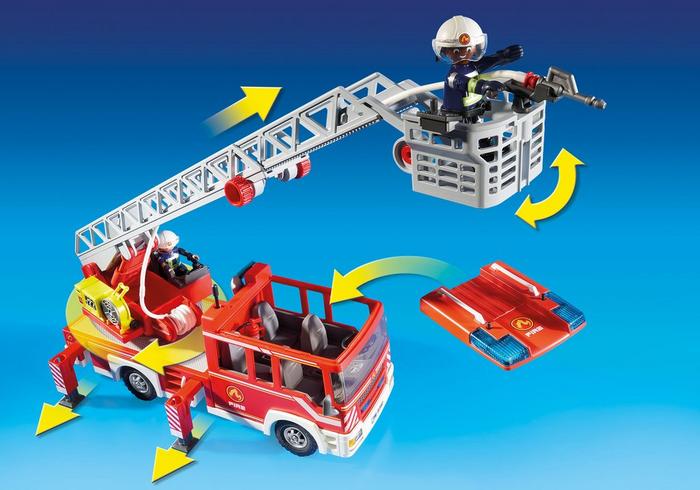 Playmobil 9463 Tikasyksikkö Paloauto - Image 3