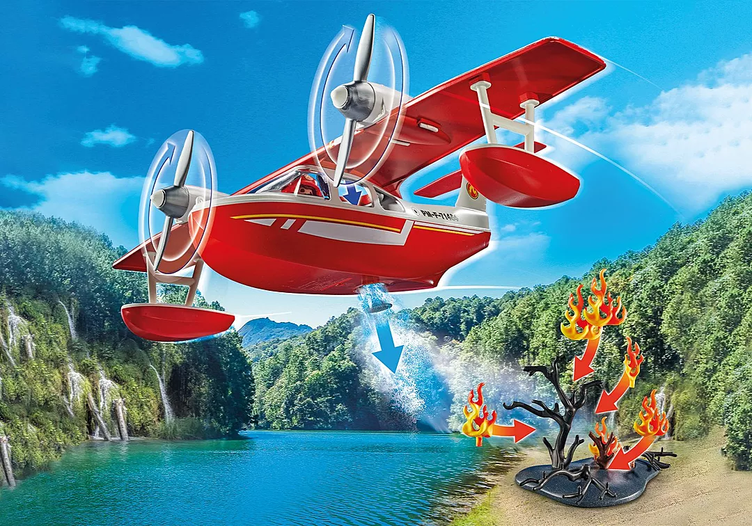 Playmobil Action Heroes 71463 Sammutuslentokone - Image 2