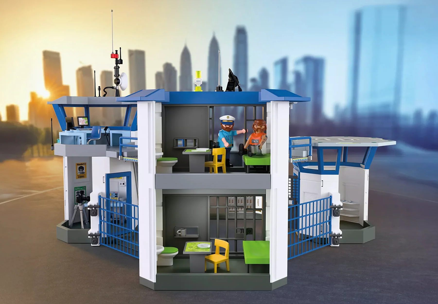Playmobil City Action 71873 Poliisi Komentokeskus - Image 2