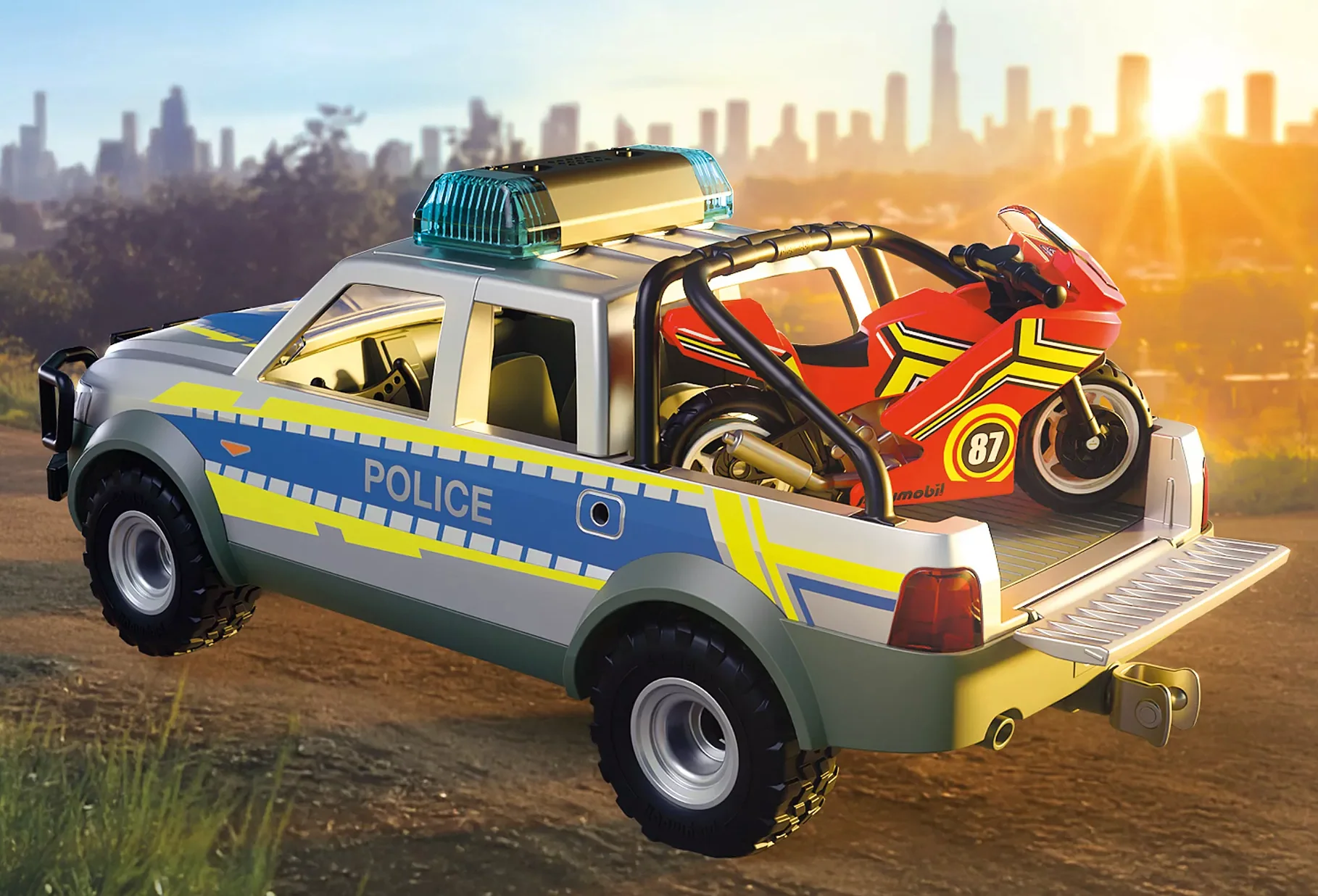 Playmobil City Action 71875 Poliisi Lava-auto ja Moottoripyörä - Image 2