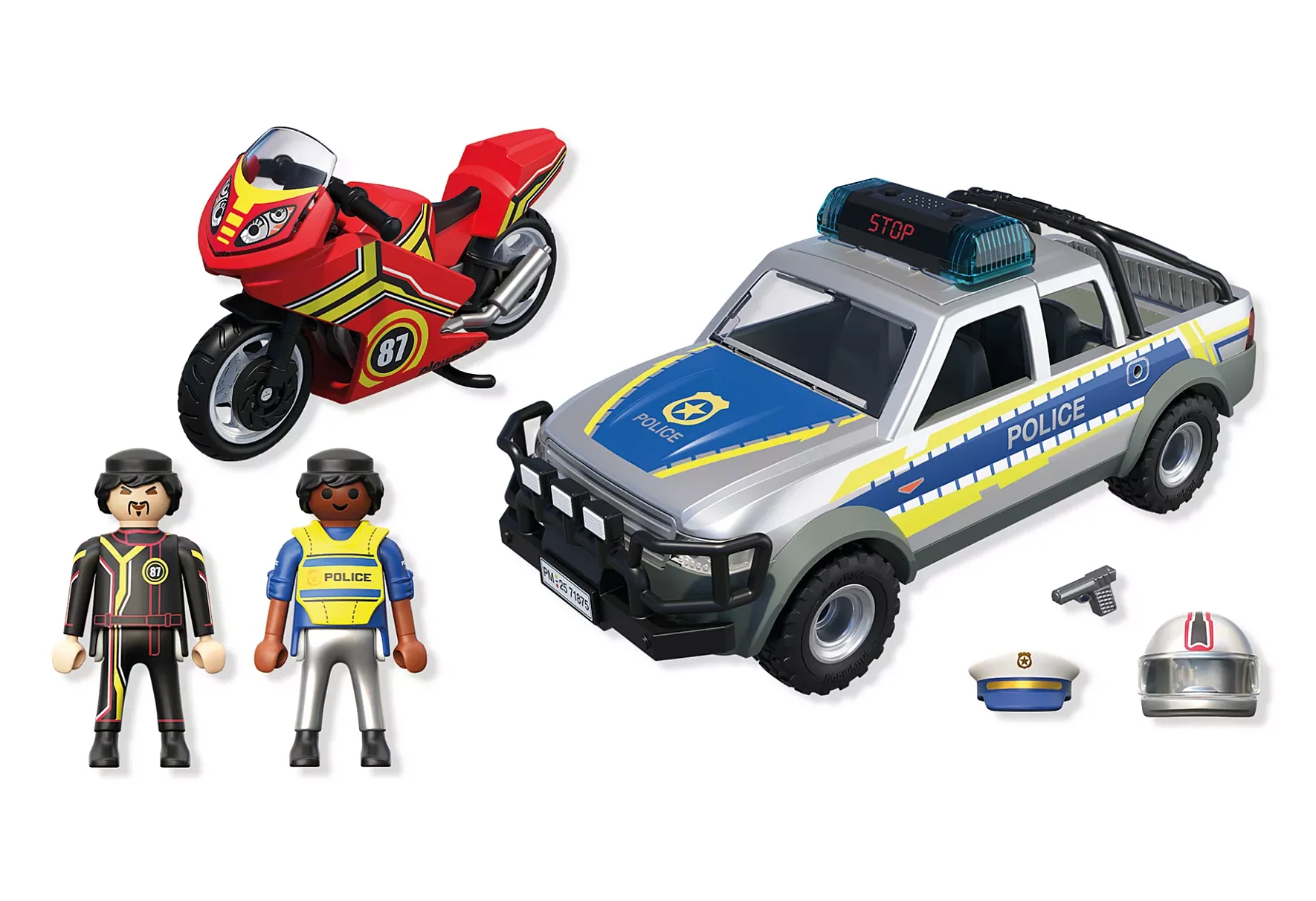 Playmobil City Action 71875 Poliisi Lava-auto ja Moottoripyörä - Image 3